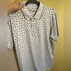 Bonobos slim fit polo beer novelty print size medium slim